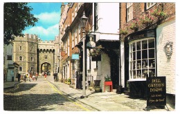 RB 1115 - Postcard - Nell Gwynn's House & Church Street Windsor - Berkshire - Windsor