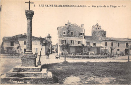 13-SAINTE-MARIE-DE-LA-MER-  VUE PRISE DE LA PLAGE - Saintes Maries De La Mer