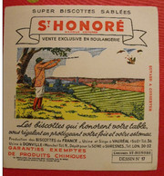 Buvard Biscottes St Honoré Vauréal Donville Suresnes. Chasse. Vers 1950 - Biscottes