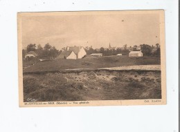 BLAINVILLE SUR MER (MANCHE) VUE GENERALE (EGLISE ET GROUPE DE MAISONS) 1938 - Blainville Sur Mer