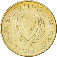 Monnaie, Chypre, 2 Cents, 1983, FDC, Nickel-brass, KM:54.1 - Cipro