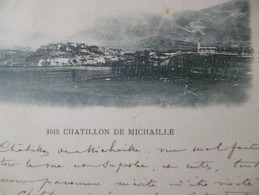 CPA  Ain Châtillon-en-Michaille Panorama 1902 - Zonder Classificatie