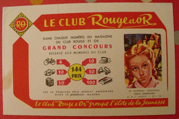 Buvard Club Rouge Et Or Livre Grand Concours Gulla Chatelaine. Vers 1950 - Papelería