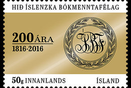 IJsland / Iceland - Postfris / MNH - 200 Jaar Literatuur In IJsland 2016 - Ungebraucht