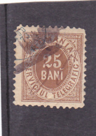 #152     TELEGRAPH, 1X STAMP, 25 BANI, USED,   ROMANIA. - Telegraphenmarken