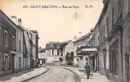 CPA 95  ST GRATIEN RUE DE PARIS - Saint Gratien