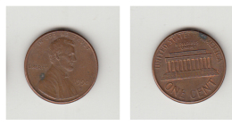 1 CENT 1990 D - 1959-…: Lincoln, Memorial Reverse