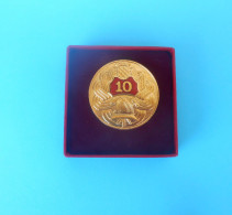 CROATIAN FIREFIGHTING COMMUNITY ORDER (MEDAL) FOR 10. YEARS ... Fire Department Brigade Feuerwehr Sapeurs Pompiers - Firemen