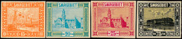 15 Bis 75 C. Freimarken Landschaftsbilder 1923, UNGEZÄHNT, Tadellos Ungebraucht Mit Originalgummierung Und... - Autres & Non Classés