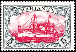 5 Mark Kaiseryacht Tadellos Postfrisch, Tiefst Gepr. Dr. Lantelme BPP, Mi. 500,-, Katalog: 19 **5 Mark Imperial... - Mariana Islands