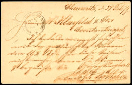 KAISERLICH DEUTSCHES POSTAMT No. 1 * 2 3 (1879) - K1, Rücks. Als Ankunftsstempel Auf GS-Postkarte 10 Pfg Aus... - Turkey (offices)