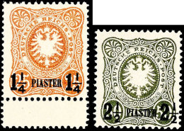 10 Para Auf 5 Pf. Bis 2 1/2 Piaster Auf 50 Pf. Als Berliner Nachdrucke Komplett Tadellos Postfrisch, Mi. 560,-,... - Turquie (bureaux)