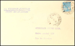 1935, 7. SAF, Brasilianische Post, Recife - Rio De Janeiro, Brief Mit Empfängeradresse Syndicato Condor LTDA... - Autres & Non Classés