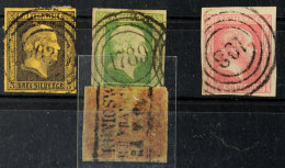 4 Werte (Mi-Nr. 4-6 Und 20) Je Tadellos Gestempelt, Mi. 280.-, Katalog: Ex4/20 O4 Values (Michel No. 4-6 And... - Autres & Non Classés