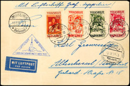 Saarland: 1931, Landungsfahrt Nach Wien, Brief Mit Mi.-Nr. 145, 146, 149 Und 150!) Von SAARBRÜCKEN 2 9.7.31... - Otros & Sin Clasificación