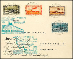 1933, Saargebietsfahrt Mit Saarlandfrankatur, Brief Mit Beiden Best.-Stempeln Und Guter Frankatur (u.a. 5 Fr.... - Autres & Non Classés