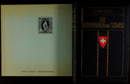 Zumstein - Die Briefmarken Der Schweiz, Ausgabe 1923, Gebrauchsspuren, Seiten Teils Leicht Stockig, Dazu Stocker... - Otros & Sin Clasificación