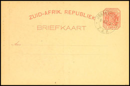 1894, 1 D. Ganzsachenkarte, 4 Stück Mit Rückseitig Verschiedenen Bildern "Greetings From Johannesburg"... - Autres & Non Classés