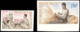 5 U. 150 Fr. Einheimisches Kunsthandwerk 1969, Breitrandig Ungezähnt Statt Gezähnt, Tadellos Postfrisch,... - Upper Volta (1958-1984)