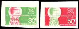 30 Bis 50 Fr. 50 Jahre Internationale Arbeitsorganisation (ILO) 1969, Breitrandig Ungezähnte Probedrucke,... - Níger (1960-...)