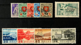 10 Fr. Graugrün, Dazu Mi. 20/24z Und 49/52, Je Tadellos, Gest., Mi. 200,-, Katalog: 31,u.a. O10 Fr. Gray... - Otros & Sin Clasificación