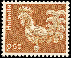 2,50 Fr. Turmhahn Auf Normalem Papier, Tadellos Postfrisch, Mi. 55,-, Katalog: 1057x **2, 50 Fr. Tower Cock On... - Otros & Sin Clasificación