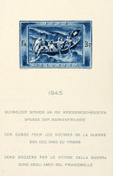Kriegsgeschädigtenblock Postfrisch, Gepr. Marchand BPP, Mi. 220,-, Katalog: Bl. 11 **War-damaged Block... - Otros & Sin Clasificación