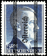 5 Reichsmark Hitler In Type IIA, Tadellos Postfrisch, Gepr. Zenker BPP, Mi. 400.-, Katalog: 696IIA **5... - Autres & Non Classés