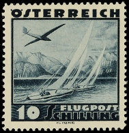 1-10 Sch. Flugpost 1936, Alle 5 Höchstwerte Tadellos Postfrisch, Mi. 175,-, Katalog: 608/12 **1-10 Sch.... - Autres & Non Classés