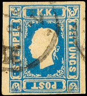 1,05 Kr. Blau, Allseits Voll-/breitrandig, Klar Gestempelt Tadelloser Wert, Gepr. Richter, Katalog: 16 O1, 05... - Otros & Sin Clasificación