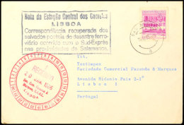 1965, Ra6 "Noto Da Esacoa Central Dos Correios LISBOA...de Salamanca", Klar Auf Brief Aus BAD AUSSEE 14.12.65 Mit... - Otros & Sin Clasificación