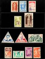 10 C. Bis 100 Fr. Heiliges Jahr 1951, Tadellos Gestempelt, Mi. 80.-, Katalog: 429/40 O10 C. Till 100 Fr. Holy... - Autres & Non Classés