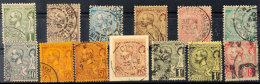 Freimarken Albert I., 1 C. Bis 5 Fr. Kpl. 5 Fr. Die Bessere Farbe A, Außerdem 18 B Und 20 X, 75 C. Auf... - Autres & Non Classés