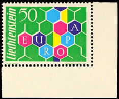 Europa 1960 (Cept-Marke), Tadellos Postfrisch Aus Der Rechten Unteren Bogenecke, Luxus, Katalog: 408 **Europe... - Autres & Non Classés