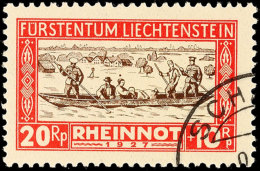 20 Rp Rheinnot, Plattenfehler I, Tadellos Gestempelt, Mi. 120.-, Katalog: 80I O20 Rp Rheinnot, Plate Flaw I,... - Otros & Sin Clasificación