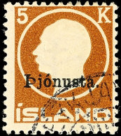 5 Kr. Braun, Tadellos, Gestempelt, Sign., Katalog: 42 O5 Kr. Brown, In Perfect Condition, Used, Signed.,... - Other & Unclassified