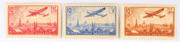 2,50, 3 U. 3,50 Fr. Flugpost-Ausgabe 1936, Tadellos Ungebraucht, Mi. 180.- Für Postfrisch, Katalog: 308/10... - Otros & Sin Clasificación