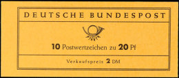 Markenheftchen "Bach" Mit Dickem Deckel, Geschlossen, Tadellos, Mi. 220.-, Katalog: MH9v **Stamp Booklet "Bach"... - Other & Unclassified