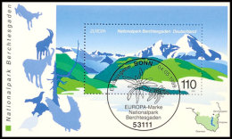 1999, Block-Ausgabe "Nationalpark Berchtesgaden", 50 Stück Mit ESST BONN, Mi. 150.-, Katalog: Bl.47(50)... - Otros & Sin Clasificación