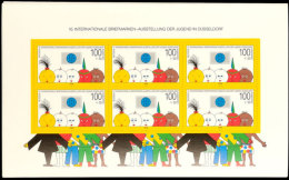 1990, Block-Ausgabe "Briefmarkenausstellung Der Jugend", 20 Stück Postfrisch, Mi. 440.-, Katalog: Bl.21(20)... - Otros & Sin Clasificación