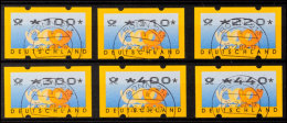 100 Bis 440 Pfg Postemblem, Type II, VS1-Satz Zu 6 Versch. Werten, Einheitlich Gestempelt "BONN 26.2.02", Tadellos,... - Altri & Non Classificati