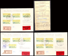 1981, Kpl. VS 1 Verteilt Auf Drei FDC's, Je Als Eilboten-Wertbrief Von "BERLIN 519 FLUGHAFEN TEGEL INTERNATIONAL... - Other & Unclassified