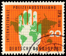 20 Pfg Internationale Polizeiausstellung, Plattenfehler I "Antillen Fehlen Fast Vollständig", Eckstempel,... - Autres & Non Classés