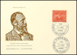 20 Pfg "Stephan" Auf Schmuck-FDC Mit Berliner ESSt., Tadellos, Mi. 350.-, Katalog: 227 BF20 Pfg "Stephan" On... - Autres & Non Classés