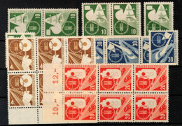 1953, Verkehrsausstellung 6mal Tadellos Postfrisch, Dabei Waager. Und Senkr. Paare Bzw. Rand-6er-Blocks, Katalog:... - Other & Unclassified