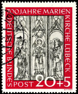 20 Pfg Marienkirchen Mit Plattenfehler "Sprung Im Fresko", Tadellos Gestempelt, Gepr. Schlegel BPP, Mi. 400.-,... - Other & Unclassified