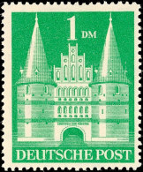 2 Pf Bis 1 Mark Bauten Eng Gezähnt Komplett Tadellos Ungebraucht Mit Erstfalz, Mi. 350.-, Katalog: 73/97eg... - Otros & Sin Clasificación