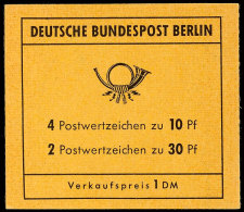 Brandenburger Tor 1970, Komplettes Markenheftchen Mit Der Sehr Selten Deckvariante 4. Seite Reklame "Schneider",... - Other & Unclassified