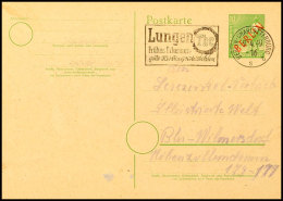 10 Pfg. Rotaufdruck-Ganzsachenkarte Als Ortspostkarte Von BERLIN-CHARLOTTENBURG 2 9.4.49 Mit Text Nach... - Sonstige & Ohne Zuordnung