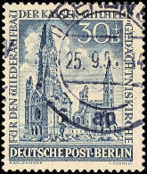 4-30 Pfg. Gedächtniskirche Komplett Gestempelt, Geprüft Schlegel BPP, Mi. 230,-, Katalog: 106/09... - Sonstige & Ohne Zuordnung